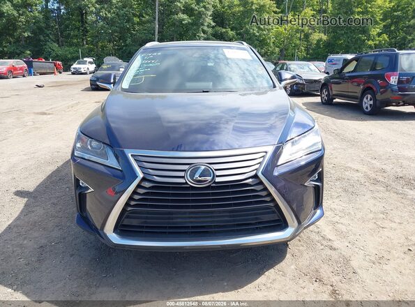 2T2BZMCA1HC130148 2017 LEXUS RX 350 Blue ხელსაწყოთა პანელის ხედი