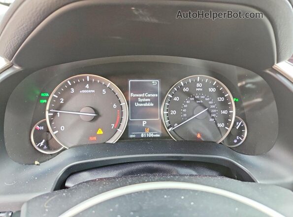 2T2BZMCA1JC152060 2018 LEXUS RX Silver Instrument cluster view