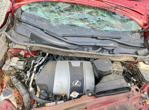 2T2BZMCA1JC163138 2018 LEXUS RX Red Vista interior trasera