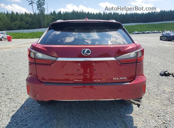 2T2BZMCA1KC176022 2019 LEXUS RX Red Հետևի տեսք