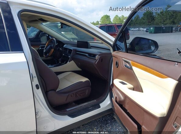 2T2BZMCA2GC007327 2016 LEXUS RX 350 White Vista interior delantera