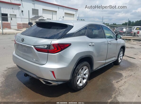 2T2BZMCA2GC010681 2016 LEXUS RX 350 Silver Rear right