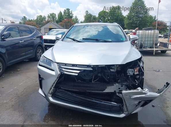 2T2BZMCA2GC010681 2016 LEXUS RX 350 Silver Instrument cluster view