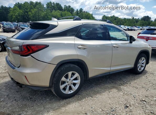 2T2BZMCA2GC025469 2016 LEXUS RX Beige Trasero derecho