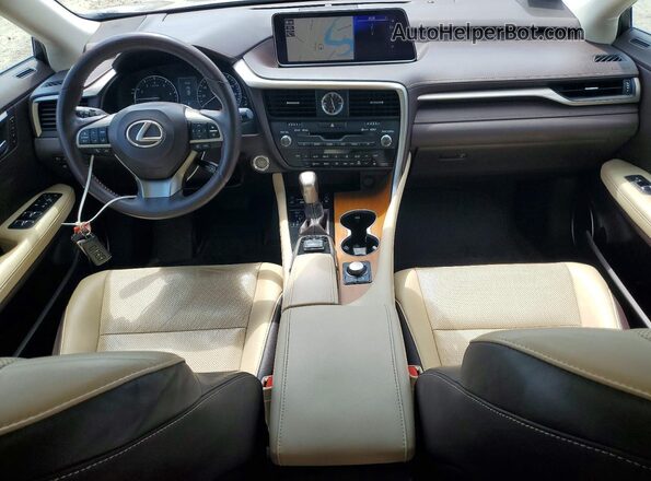 2T2BZMCA2GC025469 2016 LEXUS RX Beige Vista del salpicadero