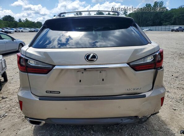 2T2BZMCA2GC025469 2016 LEXUS RX Beige Vista trasera