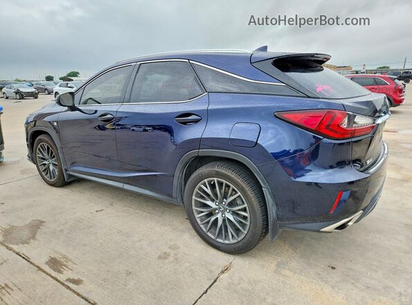 2T2BZMCA2HC106229 2017 LEXUS RX Синий Задняя левая четверть