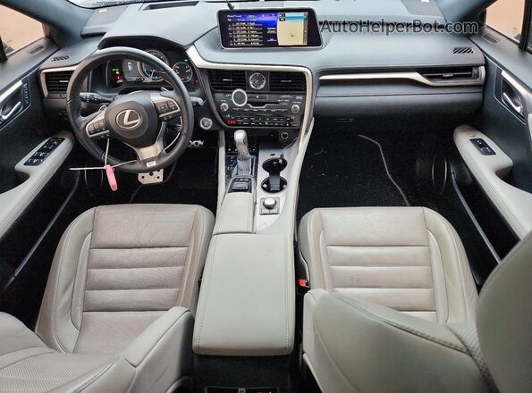 2T2BZMCA2HC106229 2017 LEXUS RX Синий Вид панели приборов