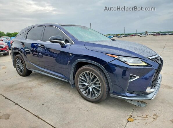 2T2BZMCA2HC106229 2017 LEXUS RX Синий Передняя правая четверть