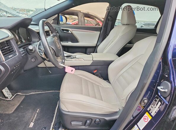 2T2BZMCA2HC106229 2017 LEXUS RX Синий Вид салона спереди