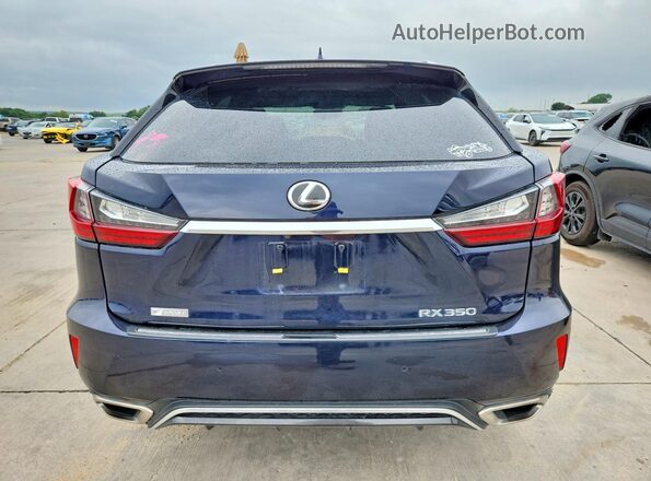 2T2BZMCA2HC106229 2017 LEXUS RX Синий Вид сзади