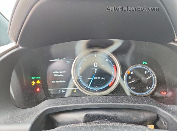 2T2BZMCA2HC106229 2017 LEXUS RX Синий Вид щитка приборов