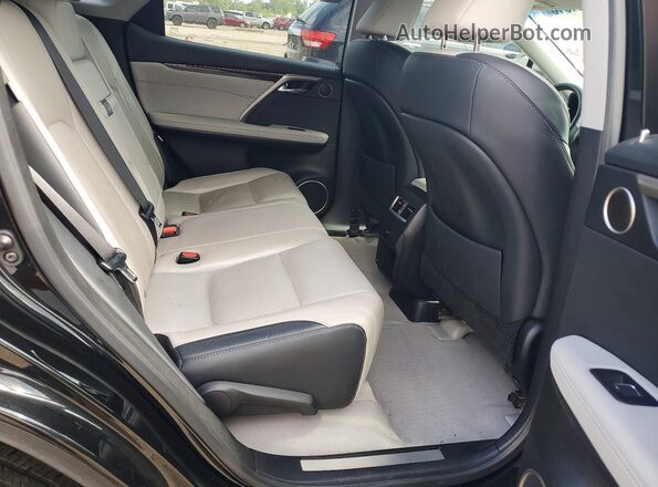 2T2BZMCA2HC119546 2017 LEXUS RX Black უკანა სალონის ხედი