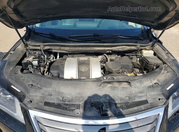 2T2BZMCA2HC119546 2017 LEXUS RX Black ძრავის განყოფილების ხედი