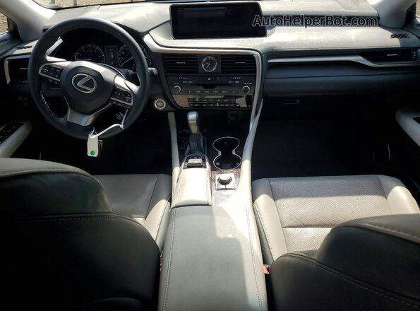 2T2BZMCA2HC119546 2017 LEXUS RX Black წინა პანელის ხედი
