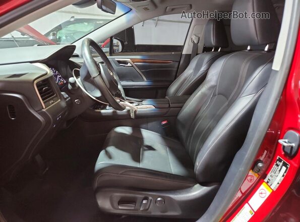 2T2BZMCA2HC124584 2017 LEXUS RX Burgundy წინა სალონის ხედი