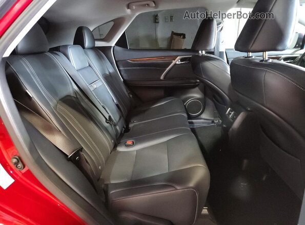 2T2BZMCA2HC124584 2017 LEXUS RX Burgundy უკანა სავარძლების ხედი