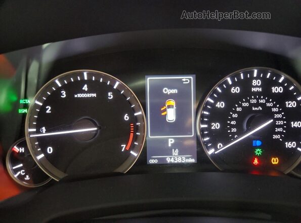 2T2BZMCA2HC124584 2017 LEXUS RX Burgundy ხელსაწყოთა პანელის ხედი