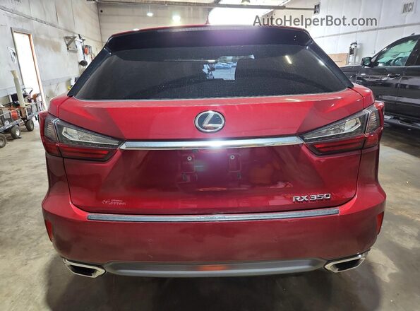2T2BZMCA2HC124584 2017 LEXUS RX Burgundy უკანა ხედი