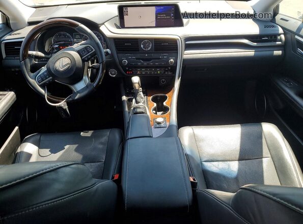 2T2BZMCA2HC131163 2017 LEXUS RX Gray Vista del salpicadero