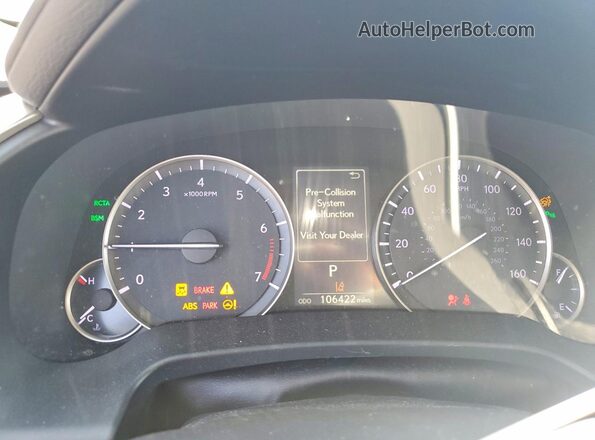 2T2BZMCA2HC131163 2017 LEXUS RX Gray Vista del cuadro de instrumentos
