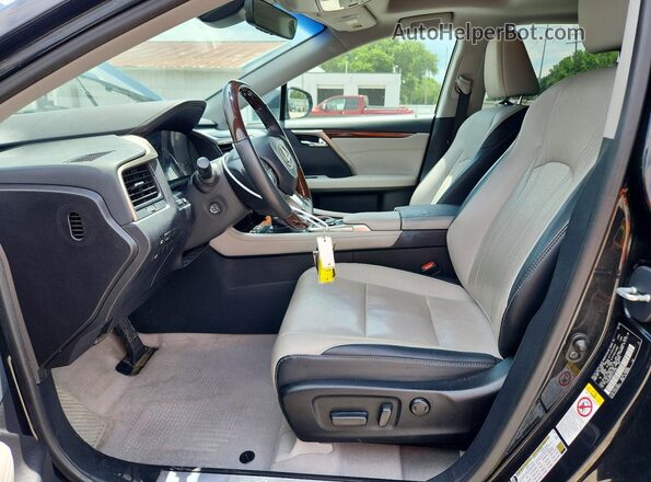 2T2BZMCA2JC141326 2018 LEXUS RX Black Front interior view