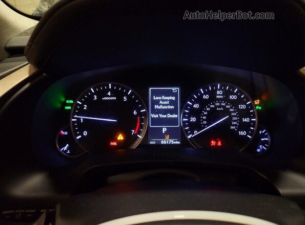 2T2BZMCA2KC186669 2019 LEXUS RX Black Vista del cuadro de instrumentos