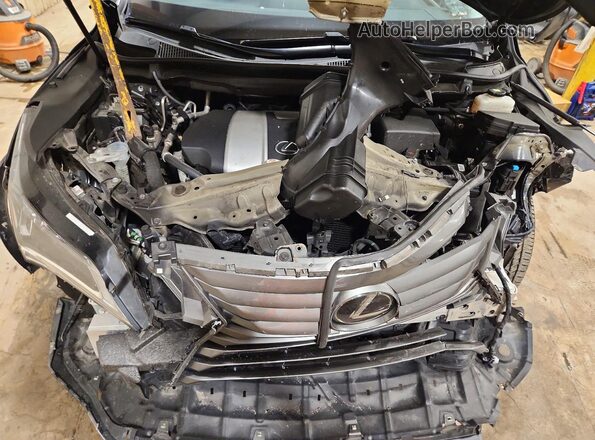 2T2BZMCA2KC186669 2019 LEXUS RX Black Vista del compartimento del motor