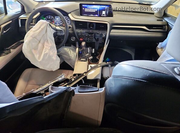 2T2BZMCA2KC186669 2019 LEXUS RX Black Vista del salpicadero