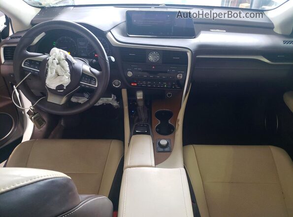 2T2BZMCA2KC189295 2019 LEXUS RX White Առջևի վահանակի տեսք