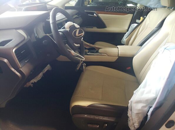 2T2BZMCA2KC189295 2019 LEXUS RX White Սալոնի դիմացի տեսք