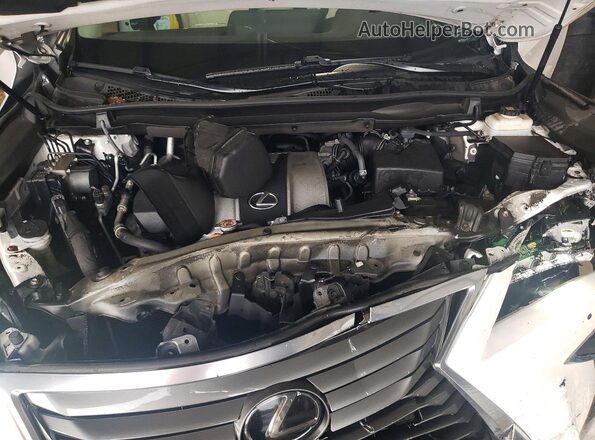 2T2BZMCA2KC189295 2019 LEXUS RX White Սալոնի հետևի տեսք