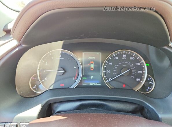 2T2BZMCA2KC209898 2019 LEXUS RX Beige Instrument cluster view