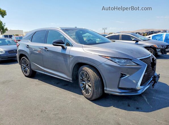 2T2BZMCA3GC026775 2016 LEXUS RX Gray Delantero derecho