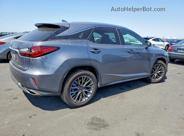 2T2BZMCA3GC026775 2016 LEXUS RX Gray Trasero derecho