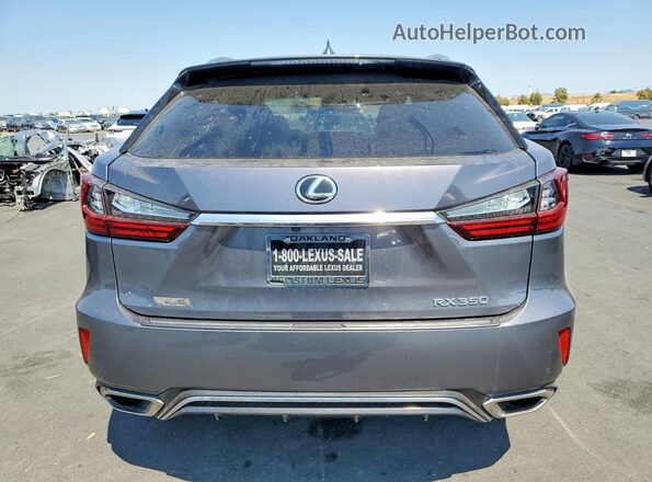 2T2BZMCA3GC026775 2016 LEXUS RX Gray Vista trasera