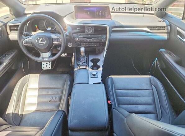 2T2BZMCA3GC026775 2016 LEXUS RX Gray Vista del salpicadero