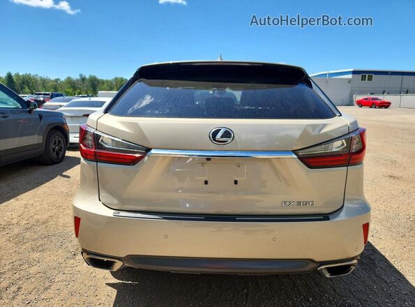 2T2BZMCA3GC028946 2016 LEXUS RX Beige Widok z tyłu