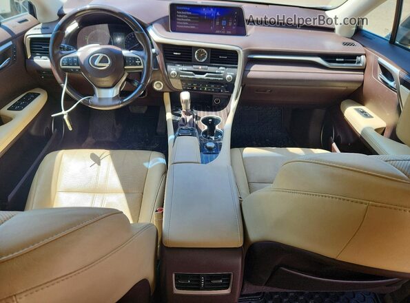 2T2BZMCA3GC028946 2016 LEXUS RX Beige Widok deski rozdzielczej