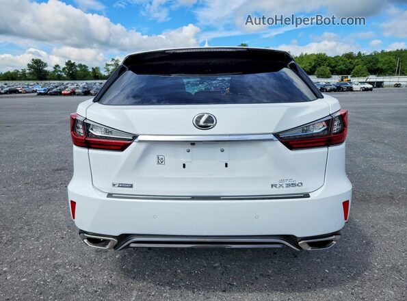 2T2BZMCA3GC031779 2016 LEXUS RX White უკანა ხედი