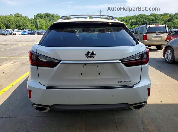 2T2BZMCA3HC065691 2017 LEXUS RX White უკანა ხედი