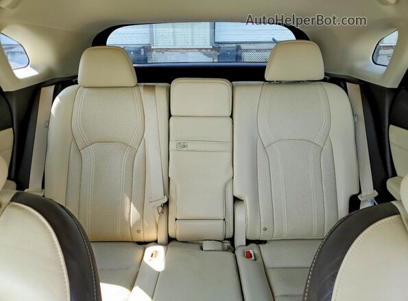 2T2BZMCA3HC065691 2017 LEXUS RX White უკანა სავარძლების ხედი