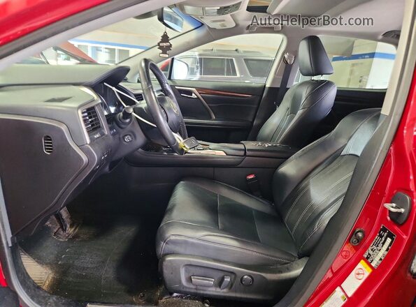 2T2BZMCA3HC110953 2017 LEXUS RX Бордовый Вид салона спереди