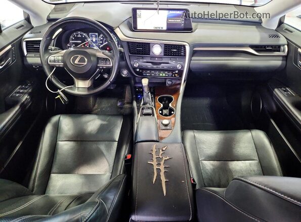 2T2BZMCA3HC110953 2017 LEXUS RX Бордовый Вид панели приборов