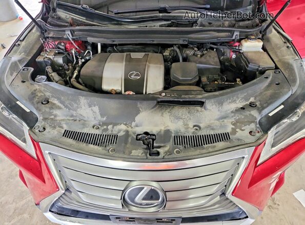 2T2BZMCA3HC110953 2017 LEXUS RX Бордовый Вид подкапотного пространства