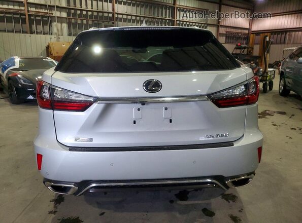 2T2BZMCA3JC138077 2018 LEXUS RX Silver Հետևի տեսք