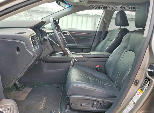 2T2BZMCA3KC209392 2019 LEXUS RX Серый Вид салона спереди