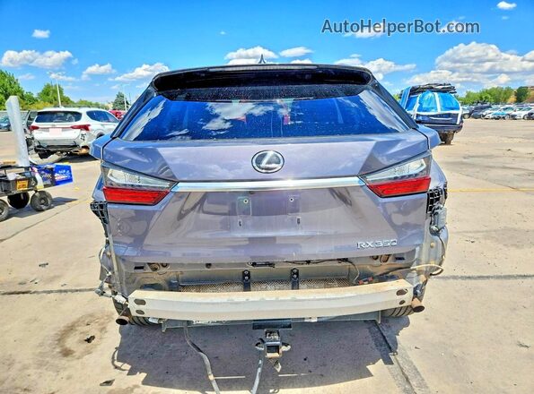 2T2BZMCA4GC020497 2016 LEXUS RX Серый Вид сзади