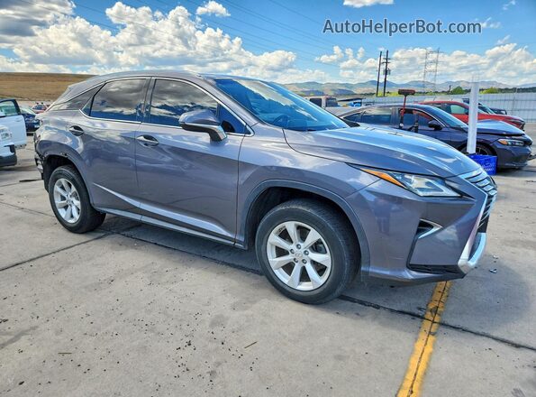 2T2BZMCA4GC020497 2016 LEXUS RX Серый Передняя правая четверть