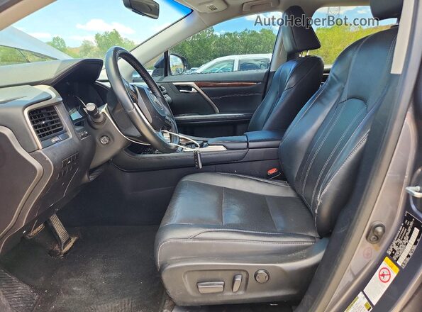 2T2BZMCA4GC020497 2016 LEXUS RX Серый Вид салона спереди
